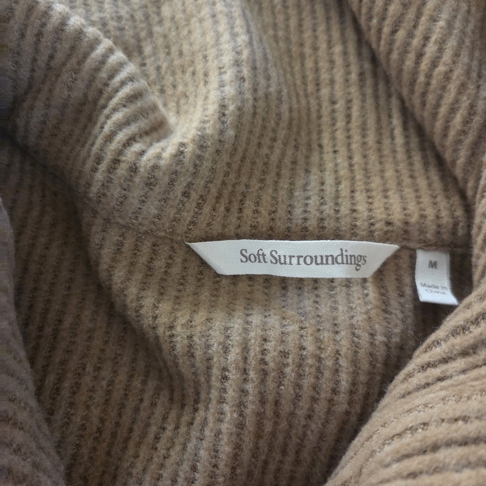 Soft Surroundings Long Duster Sweater - Size Medium - Picture 2 of 4